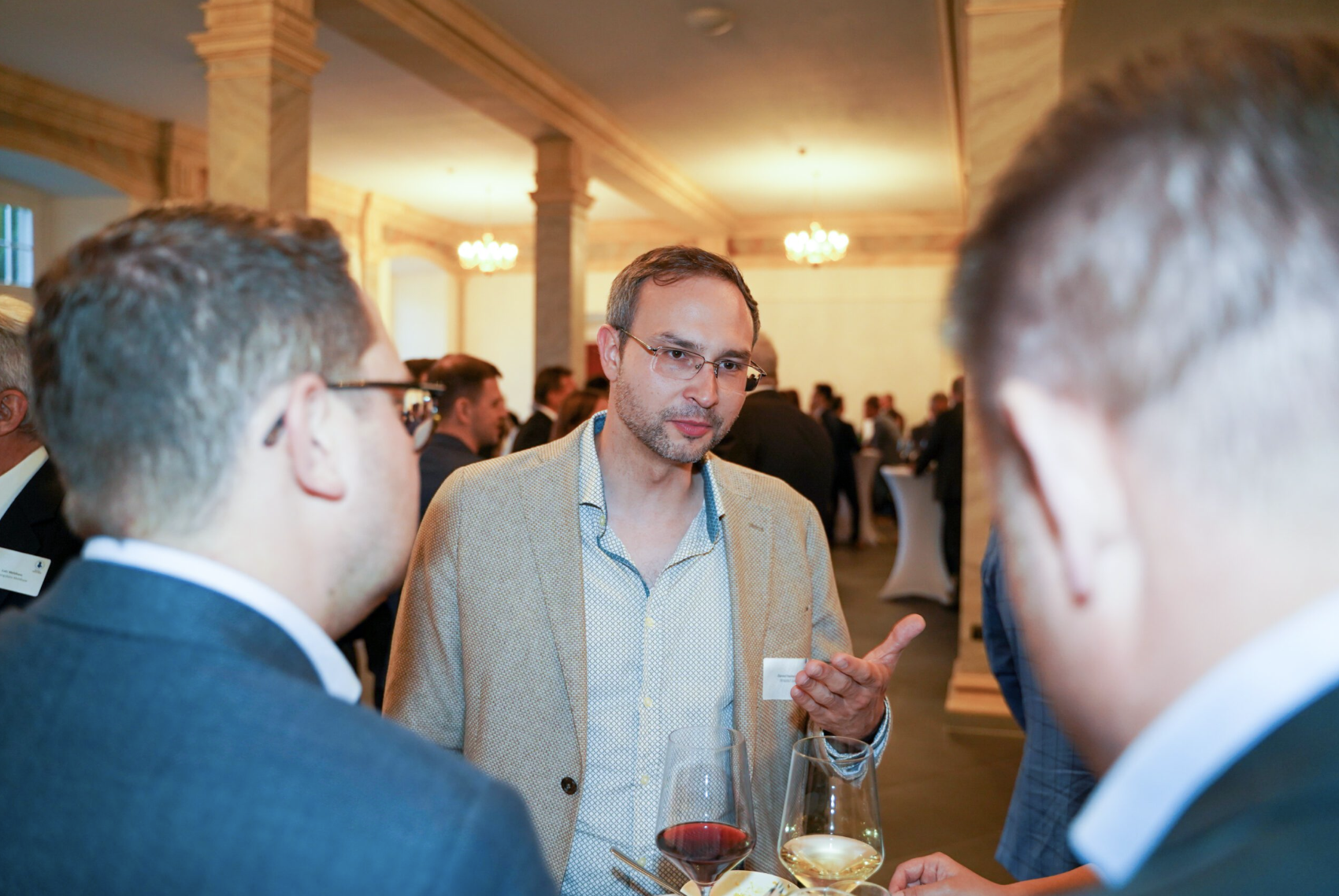 Networking im großen Festsaal